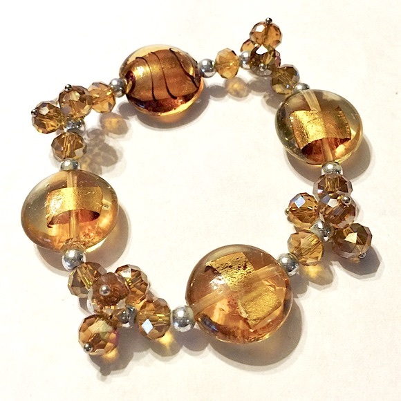 Beaded Stretch Bracelet - Picture 2 of 4